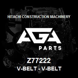 Z77222 Hitachi Construction Machinery V-Belt - V-BELT | AGA Parts