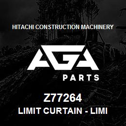 Z77264 Hitachi Construction Machinery Limit Curtain - LIMIT CURTAIN, NARROW | AGA Parts