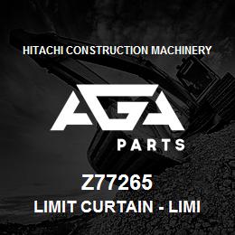 Z77265 Hitachi Construction Machinery Limit Curtain - LIMIT CURTAIN, WIDE | AGA Parts