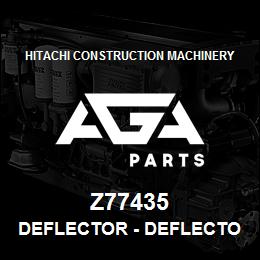 Z77435 Hitachi Construction Machinery Deflector - DEFLECTOR | AGA Parts