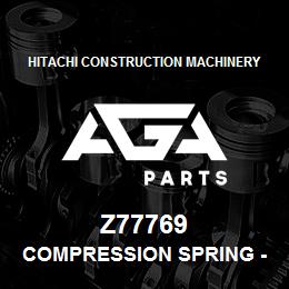 Z77769 Hitachi Construction Machinery Compression Spring - COMPRESSION SPRING | AGA Parts