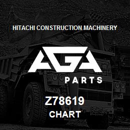 Z78619 Hitachi Construction Machinery CHART | AGA Parts