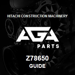 Z78650 Hitachi Construction Machinery GUIDE | AGA Parts