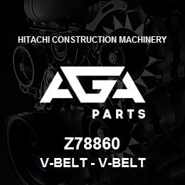 Z78860 Hitachi Construction Machinery V-Belt - V-BELT | AGA Parts