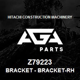 Z79223 Hitachi Construction Machinery Bracket - BRACKET-RH DRIVE IDLER, OUTER LL LT | AGA Parts