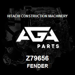 Z79656 Hitachi Construction Machinery FENDER | AGA Parts