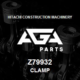 Z79932 Hitachi Construction Machinery CLAMP | AGA Parts