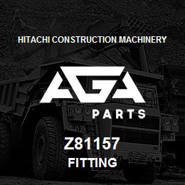 Z81157 Hitachi Construction Machinery FITTING | AGA Parts