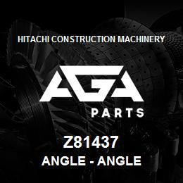 Z81437 Hitachi Construction Machinery Angle - ANGLE | AGA Parts