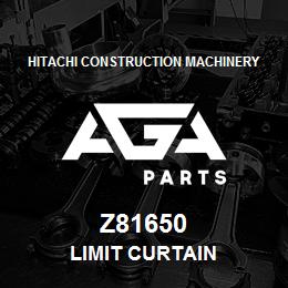 Z81650 Hitachi Construction Machinery LIMIT CURTAIN | AGA Parts