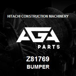 Z81769 Hitachi Construction Machinery BUMPER | AGA Parts