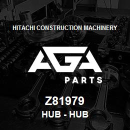 Z81979 Hitachi Construction Machinery Hub - HUB | AGA Parts