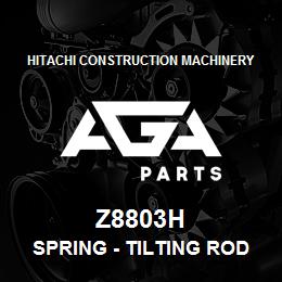 Z8803H Hitachi Construction Machinery Spring - TILTING ROD SPRING | AGA Parts