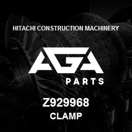 Z929968 Hitachi Construction Machinery CLAMP | AGA Parts