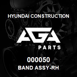 000050 Hyundai Construction BAND ASSY-RH | AGA Parts
