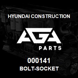 000141 Hyundai Construction BOLT-SOCKET | AGA Parts