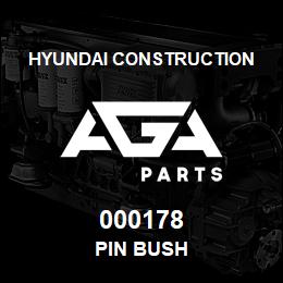 000178 Hyundai Construction PIN BUSH | AGA Parts