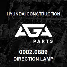 0002.0889 Hyundai Construction DIRECTION LAMP | AGA Parts