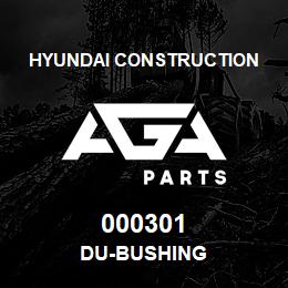 000301 Hyundai Construction DU-BUSHING | AGA Parts