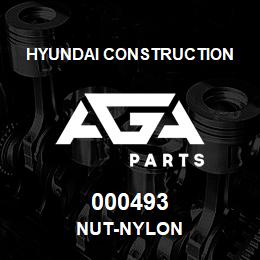 000493 Hyundai Construction NUT-NYLON | AGA Parts