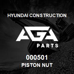 000501 Hyundai Construction PISTON NUT | AGA Parts