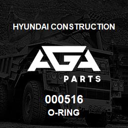 000516 Hyundai Construction O-RING | AGA Parts