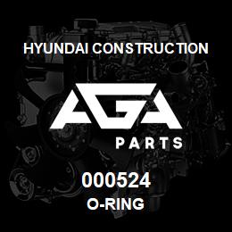 000524 Hyundai Construction O-RING | AGA Parts