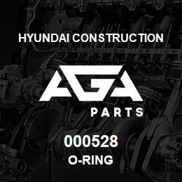 000528 Hyundai Construction O-RING | AGA Parts