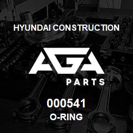 000541 Hyundai Construction O-RING | AGA Parts