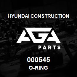 000545 Hyundai Construction O-RING | AGA Parts