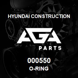 000550 Hyundai Construction O-RING | AGA Parts