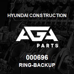 000696 Hyundai Construction RING-BACKUP | AGA Parts