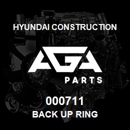 000711 Hyundai Construction BACK UP RING | AGA Parts