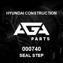 000740 Hyundai Construction SEAL STEP | AGA Parts