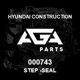 000743 Hyundai Construction STEP -SEAL | AGA Parts