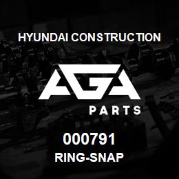 000791 Hyundai Construction RING-SNAP | AGA Parts