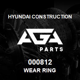 000812 Hyundai Construction WEAR RING | AGA Parts