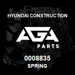0008835 Hyundai Construction SPRING | AGA Parts