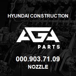 000.903.71.09 Hyundai Construction NOZZLE | AGA Parts
