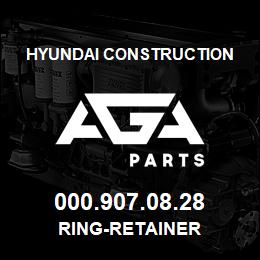000.907.08.28 Hyundai Construction RING-RETAINER | AGA Parts