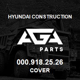 000.918.25.26 Hyundai Construction COVER | AGA Parts