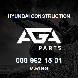 000-962-15-01 Hyundai Construction V-RING | AGA Parts