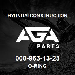 000-963-13-23 Hyundai Construction O-RING | AGA Parts