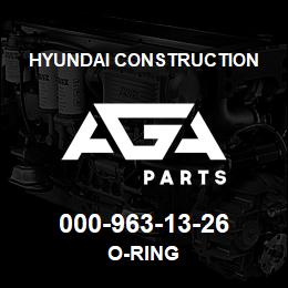 000-963-13-26 Hyundai Construction O-RING | AGA Parts