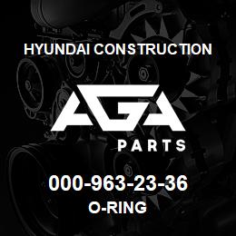 000-963-23-36 Hyundai Construction O-RING | AGA Parts