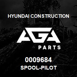 0009684 Hyundai Construction SPOOL-PILOT | AGA Parts