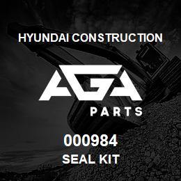 000984 Hyundai Construction SEAL KIT | AGA Parts
