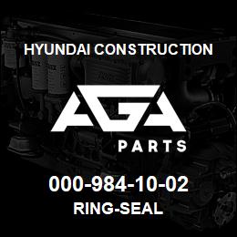 000-984-10-02 Hyundai Construction RING-SEAL | AGA Parts