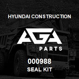 000988 Hyundai Construction SEAL KIT | AGA Parts