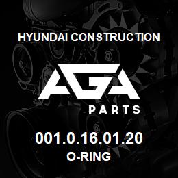 001.0.16.01.20 Hyundai Construction O-RING | AGA Parts